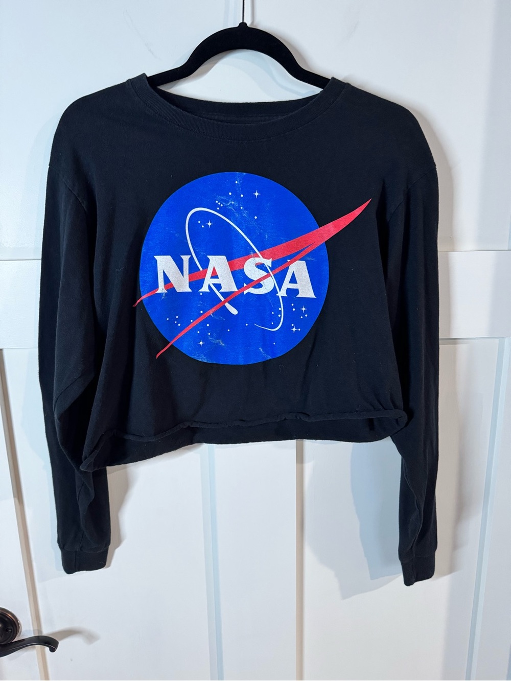 Chemistry Black Tee with Blue Space Graphic